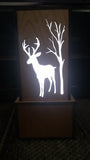 Deer with Tree LED Lamp