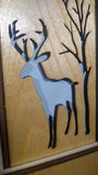 Deer with Tree LED Lamp