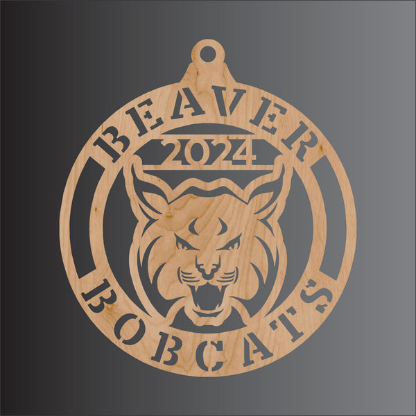 Beaver Bobcat Ornament