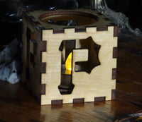 P Pirate Candle Votive Cube
