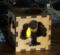 Tree Candle Votive Cube