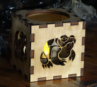 Toad Frog  Votive Cube