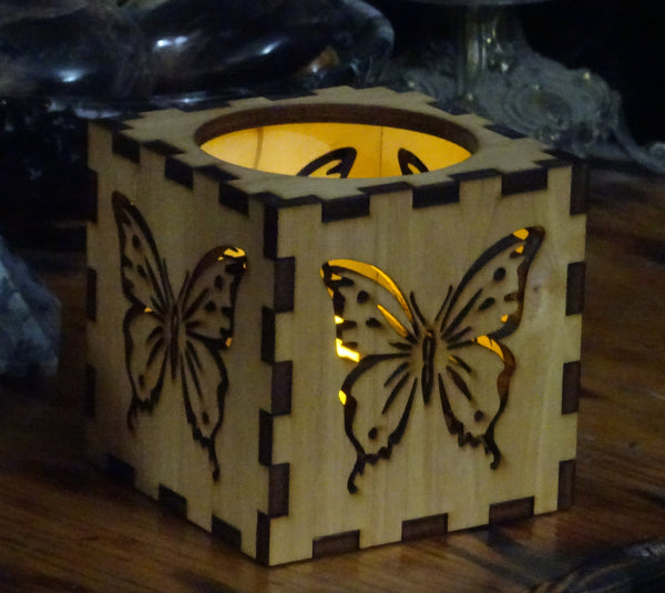 Butterfly 2 Votive Cube