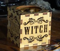 Witch 2 Votive Cube
