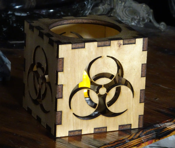Biohazard Votive Cube
