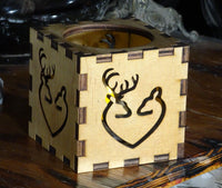 Deer Heart Votive Cube