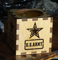 Army Votive Cube