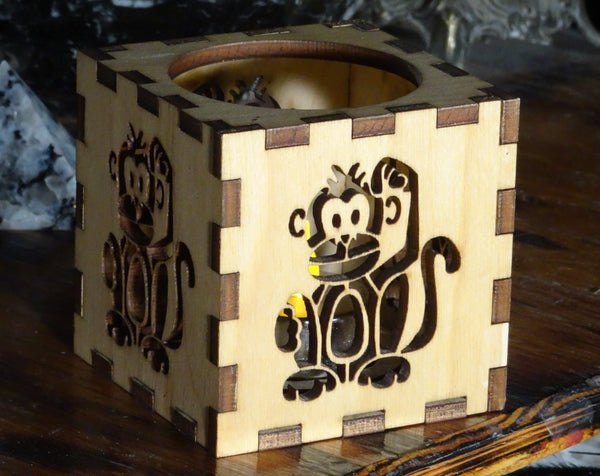 Monkey Votive Cube