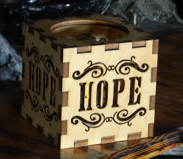 Hope Votive Cube