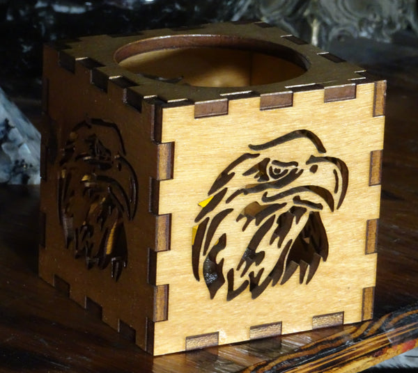 Eagle Votive Cube