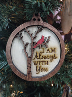 Cardinal Always with You Ornament