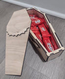 11" Coffin Bat Candy Box